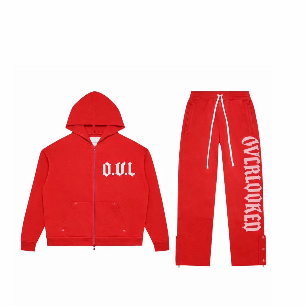 Red 2pc O.V.L set